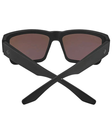 Spy Cyrus Matte Black Happy Lens Boost Polar Ice Blue Mirror Sunglasses